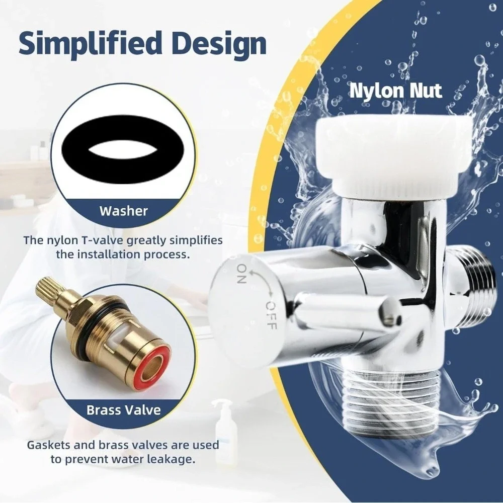 Vayzluiy Handheld Toilet Bidet Sprayer for Toilet-Adjustable‎ Water Pressure